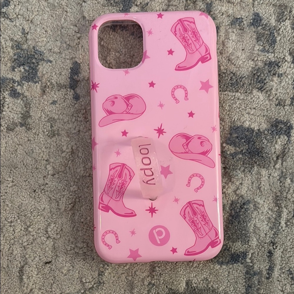 Loopy Pink Western iPhone Case